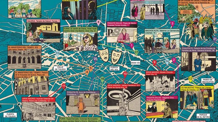 Madrid estrena un mapa cultural con 21 escenarios de series