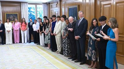 Alumnos de bachillerato internacional son recibidos en La Zarzuela