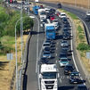 Retenciones  en la A-1 y la A-4 de salida de Madrid