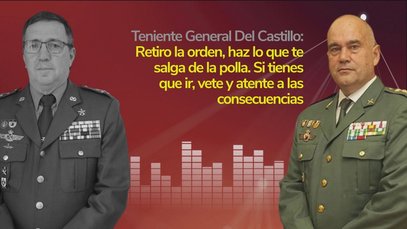 Del Castillo a Mora tras su resistencia: "Vete a la puta mierda. No te meto dos hostias porque no te tengo aquí delante"