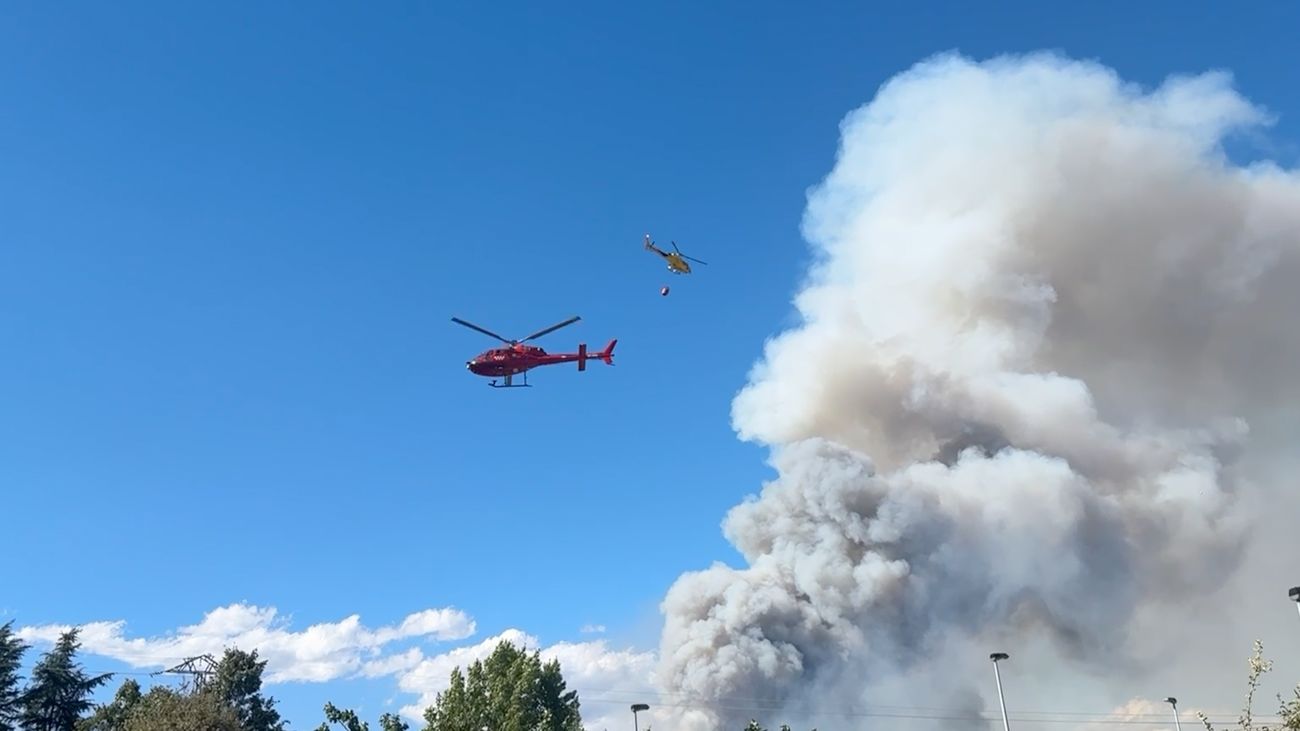 Helicópteros contra incendios de la Comunidad de Madrid