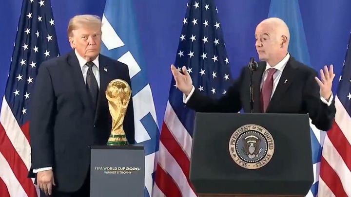 Trump e Infantino / EFE