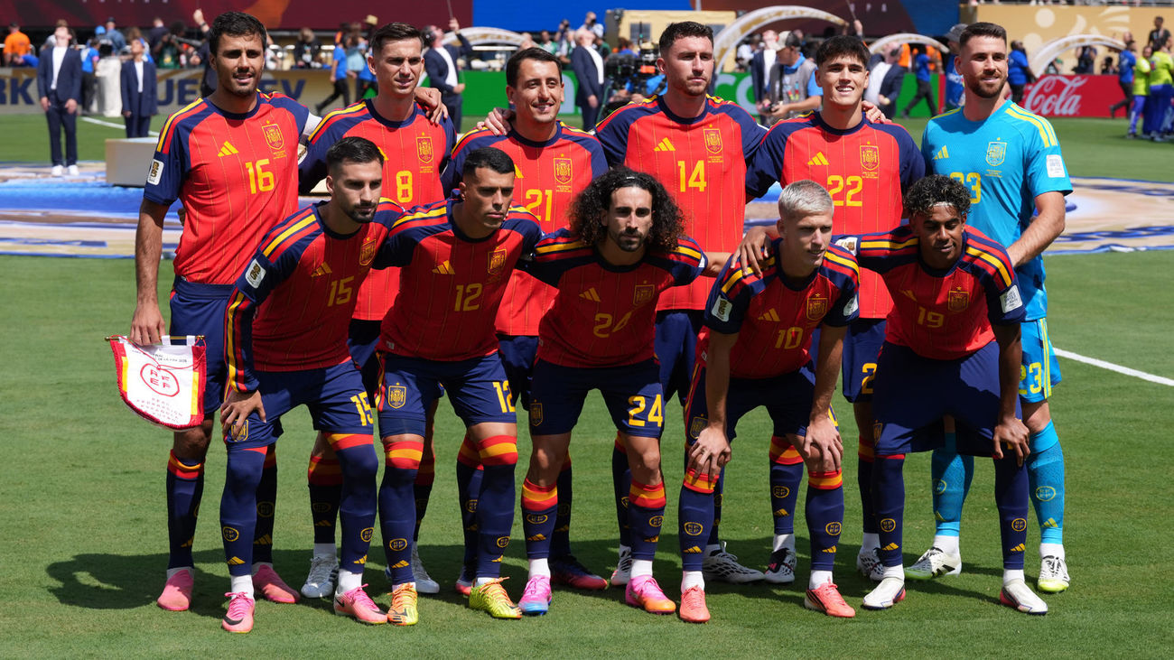 Alineación de la Selección española