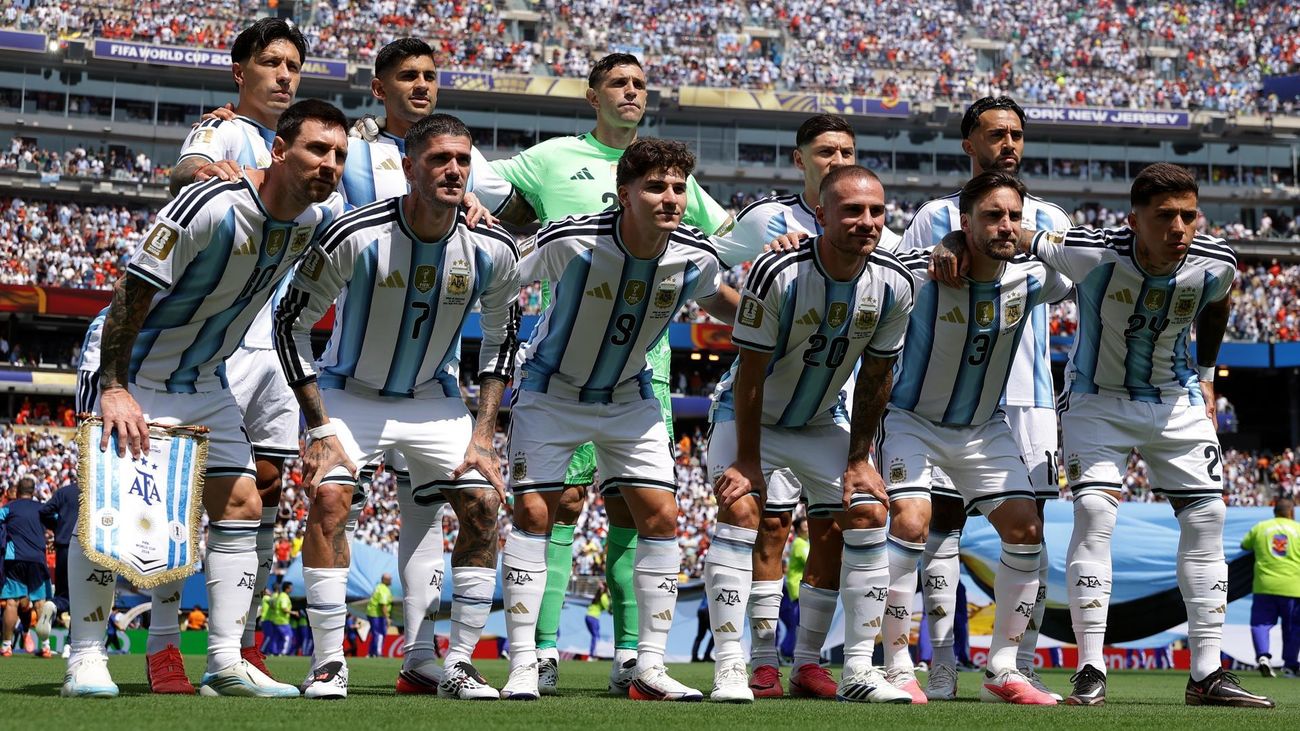 Alineación de la Selección argentina
