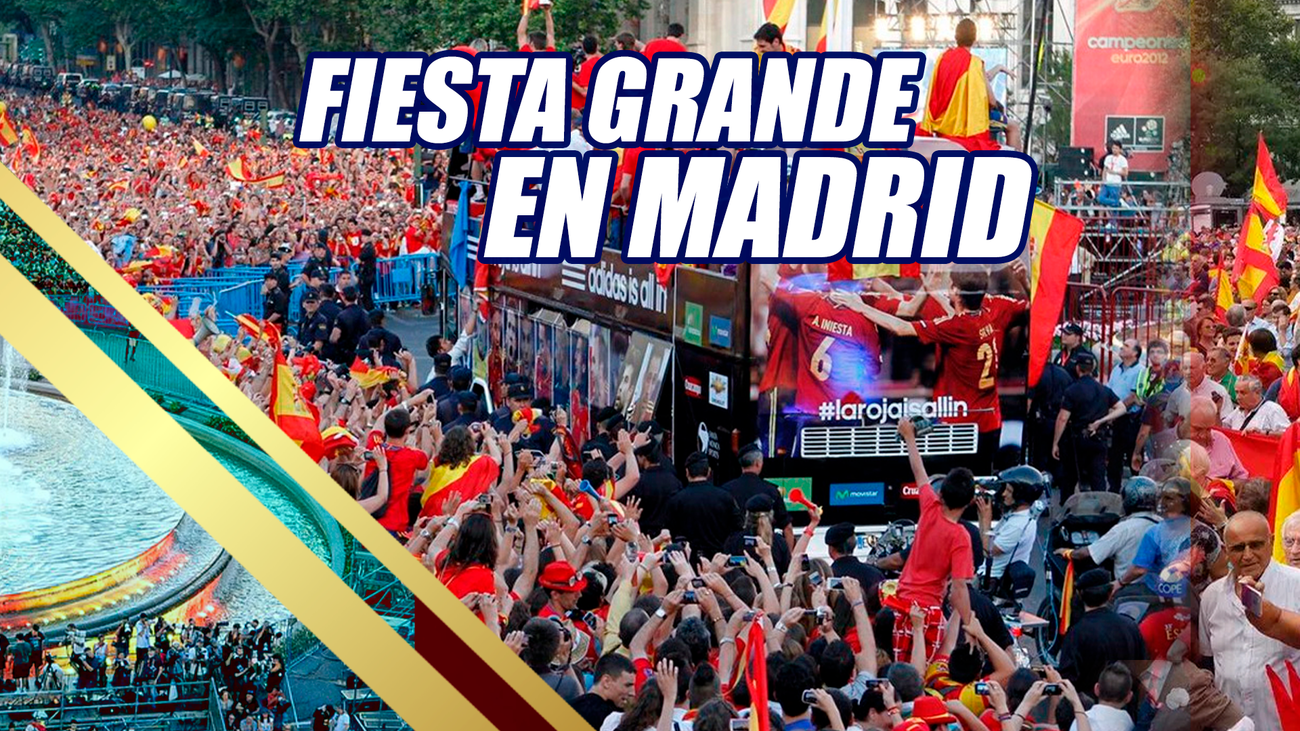 La fiesta de los bicampeones del mundo, en Telemadrid
