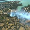 Cuatro medios aéreos y 8 terrestres logran controlar un incendio forestal en Pedrezuela