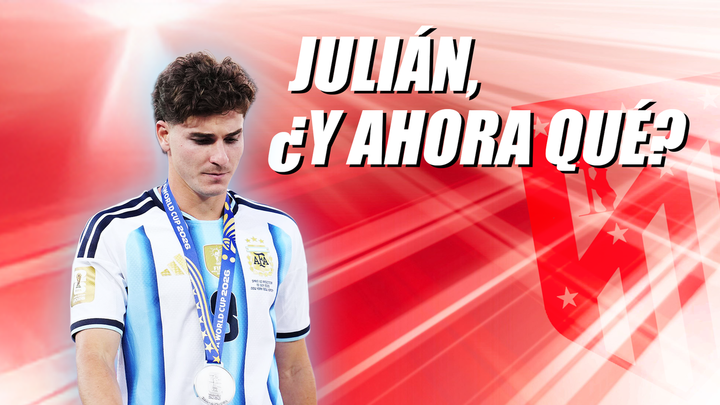 Julián Alvarez sigue con su contuidad en el aire en el Atlético de Madrid