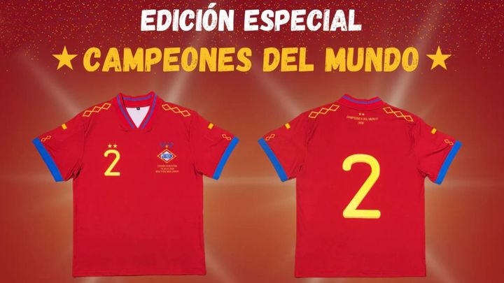Camiseta 'Campeones del mundo' de Metro de Madrid