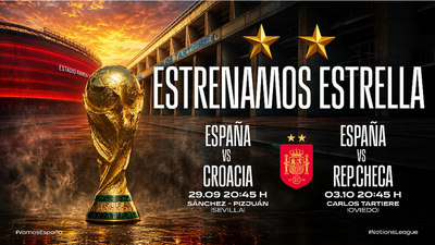 La segunda estrella se estrenará en España en el Sánchez-Pizjuán el 29 de septiembre