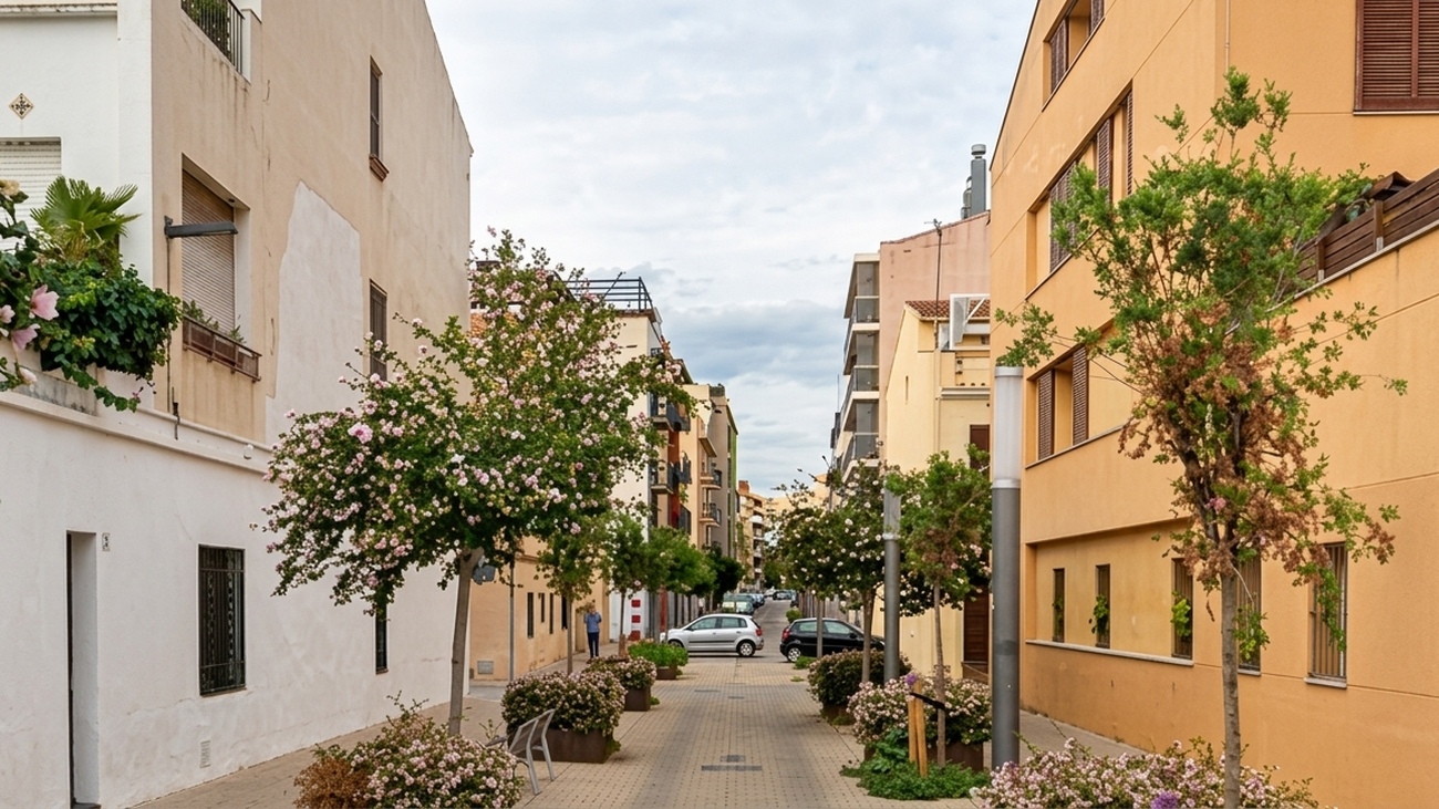 Calle del Cos, en Mataró