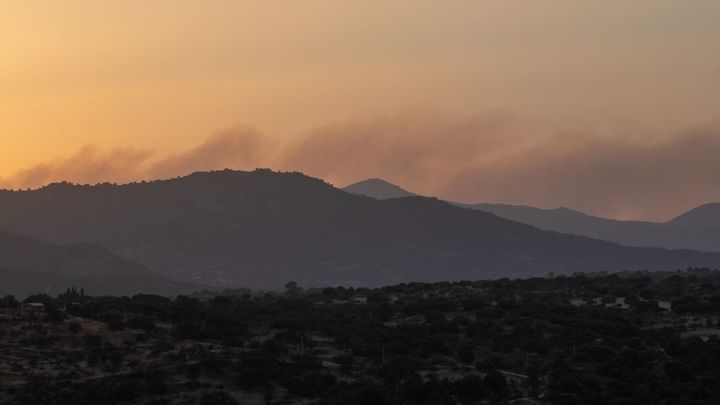 Incendio de Almorox a su paso por Villa del Prado