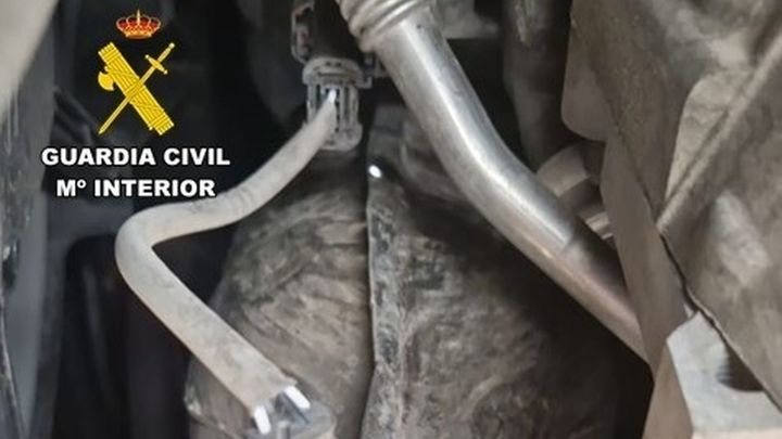 Catalizador incautado por la Guardia Civil