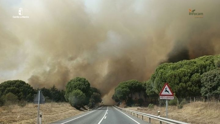 Incendio en Almorox (Toledo)