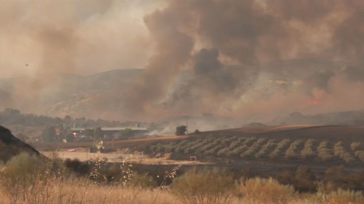 Incendio en Villa del Prado