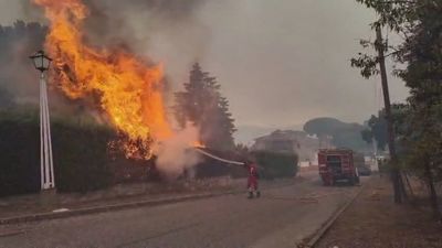 Más de 10.000 evacuados en los incendios de Madrid  que continúan sin control en la región