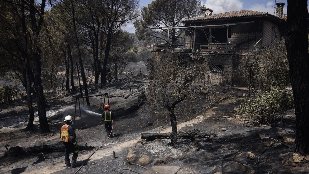 Incendio en Madrid