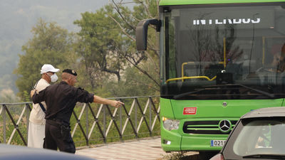 Los  autobuses interurbanos de Madrid  trasladan a 8.000 personas desde el inicio de la emergencia