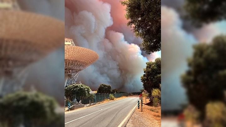 Desalojan la estación de la NASA en Robledo de Chavela por el incendio forestal de Madrid