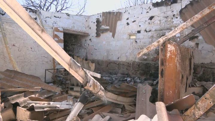 Casa destruida por el incendio de la sierra oeste de Madrid / TELEMADRID