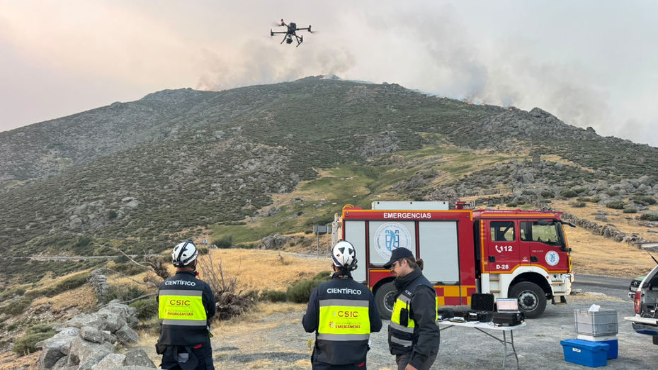 Científicos del CSIC asesoran en los incendios de la zona centro de España y Castellón