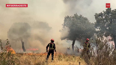Trabajo a contrarreloj en el incendio de la Sierra Oeste antes de que la nueva ola de calor empeore las condiciones