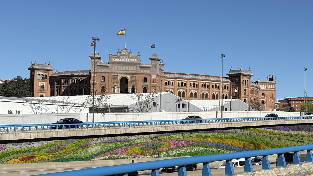 Comienza la construcción de los  jardines verticales de la M-30 en Ventas