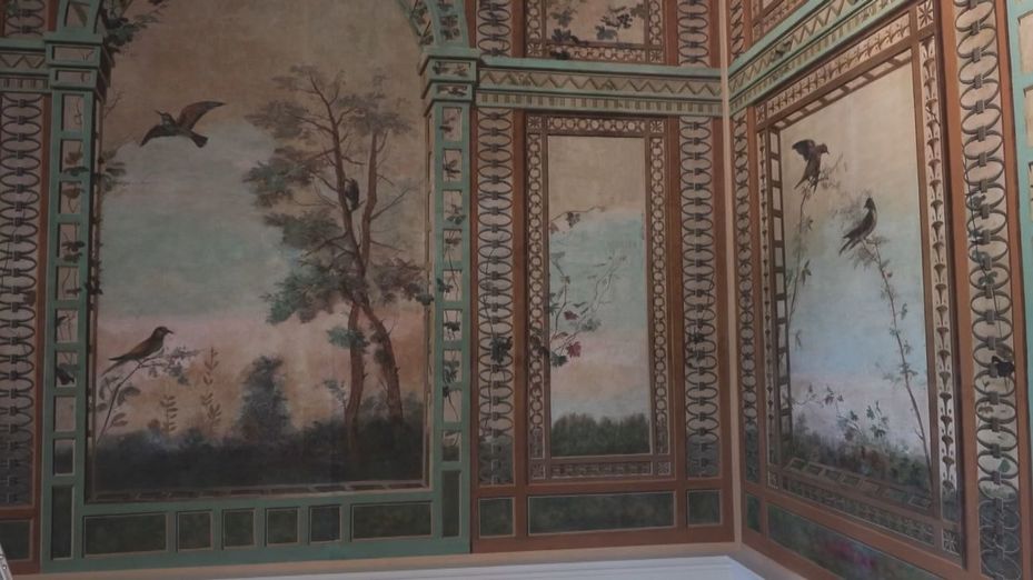 Ultiman la restauración de 47 telones de la Real Casa del Labrador (Aranjuez)