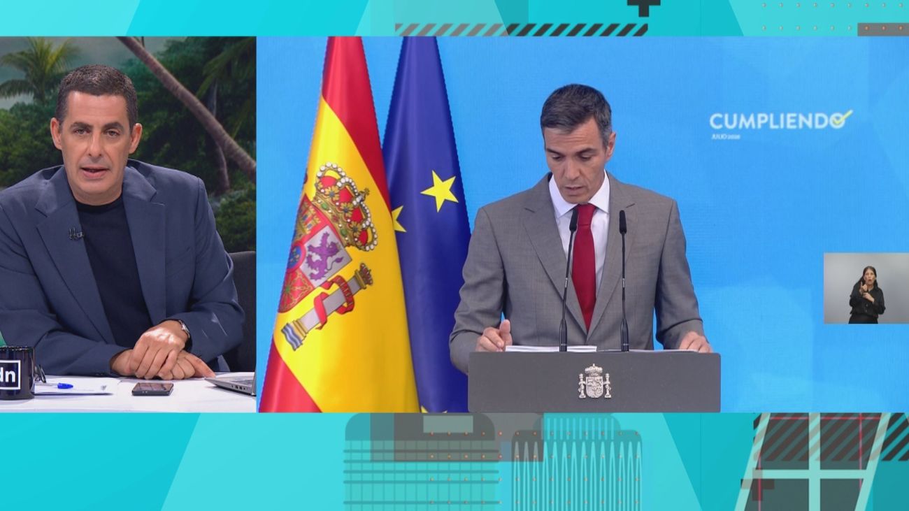 La reacción de los tertulianos de 'El Análisis: Diario de la Noche' al balance de Pedro Sánchez