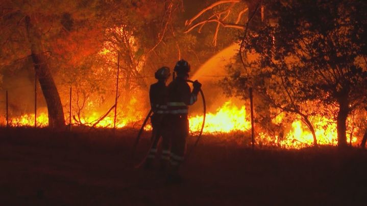 Incendio en la sierra oeste de Madrid / TELEMADRID