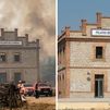 Pelayos de la Presa, el antes y el después del incendio