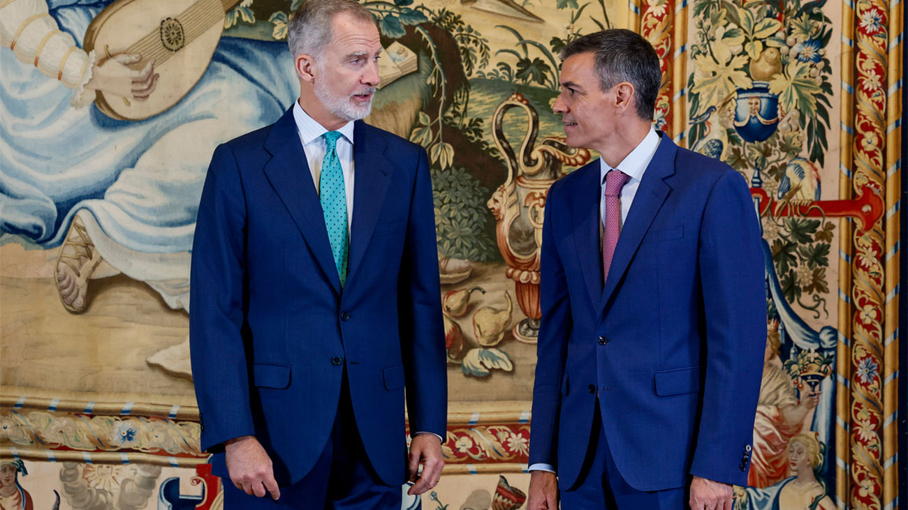El Rey despacha con Sánchez en Palma de Mallorca antes de iniciar sus vacaciones