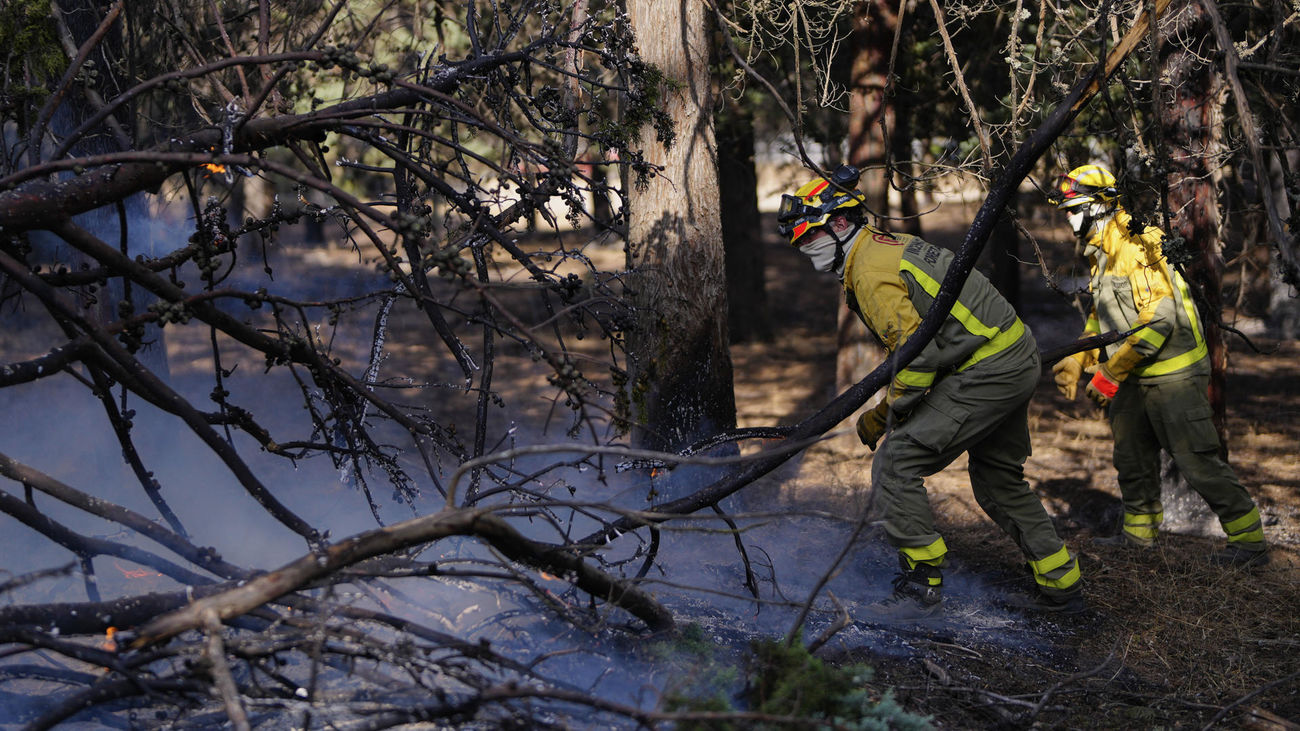 El incendio de la sierra oeste sigue evolucionando bien, sin reproducciones durante la noche