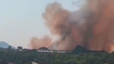 Perimetrado y estabilizado un incendio forestal sin causar daños materiales ni personales en  Villalbilla