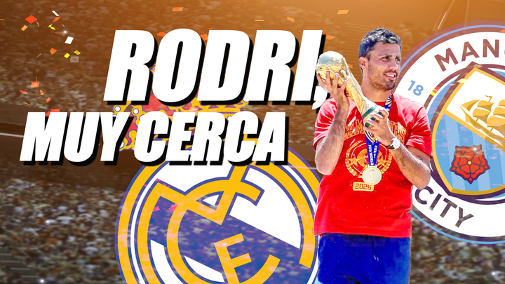 Rodri, cada vez más cerca del Real Madrid