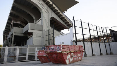 El Rayo impide por segundo día la entrada de los trabajadores en el estadio de Vallecas