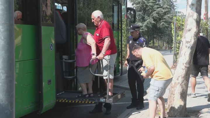 Más de 9.000 evacuados en siete días gracias al operativo de autobuses interurbanos