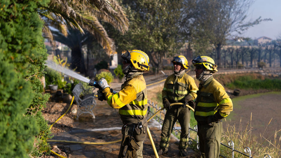 El incendio de Zamora afecta al parque natural de Arribes de Duero