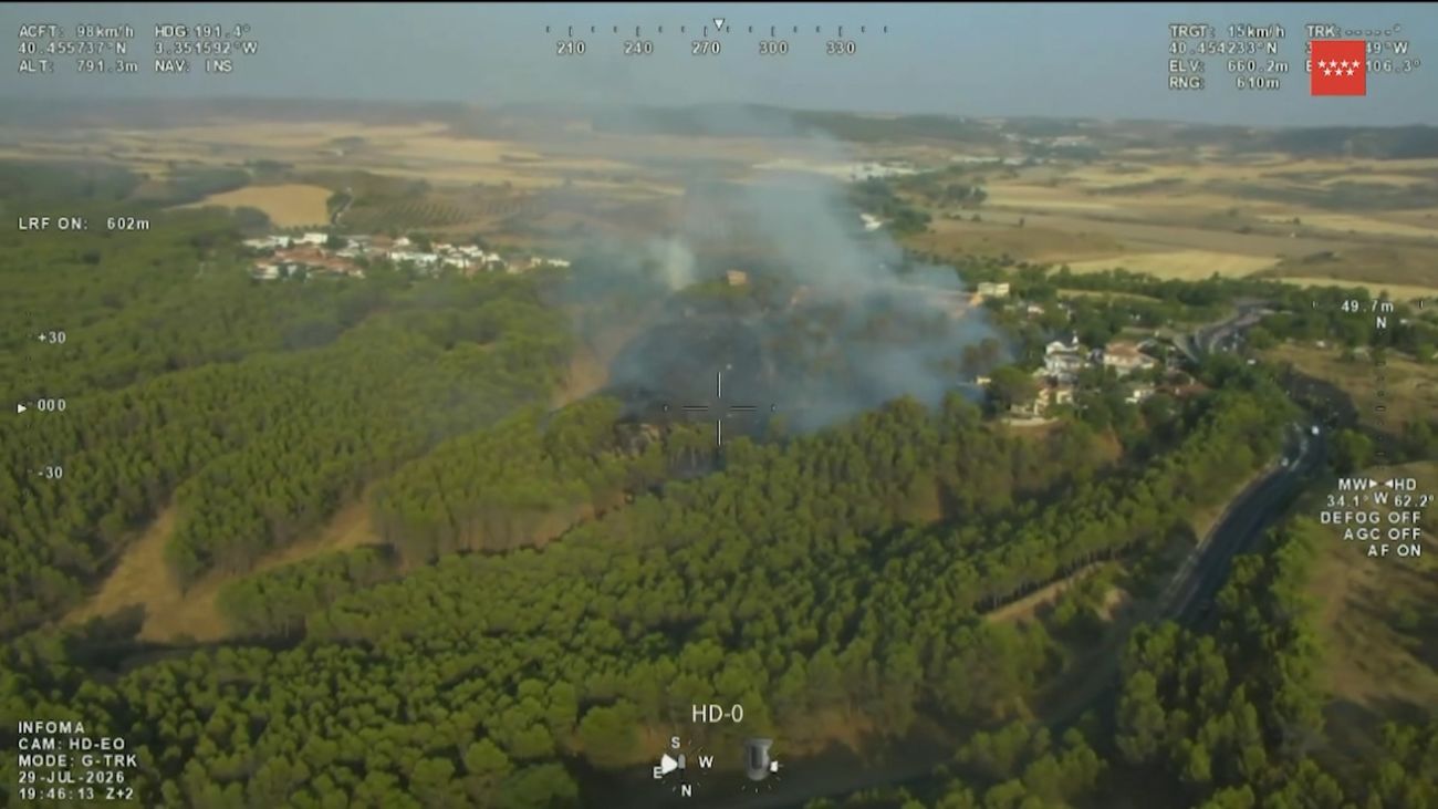 Los vecinos de Villalbilla señalan la falta de limpieza tras el incendio: "Se podría haber evitado"