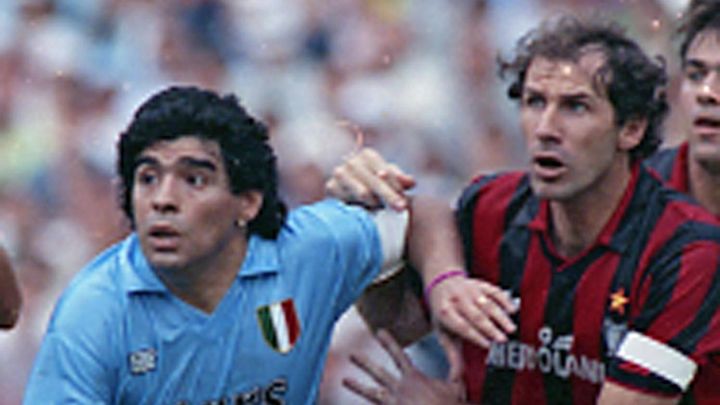 Maradona y Baresi / EFE