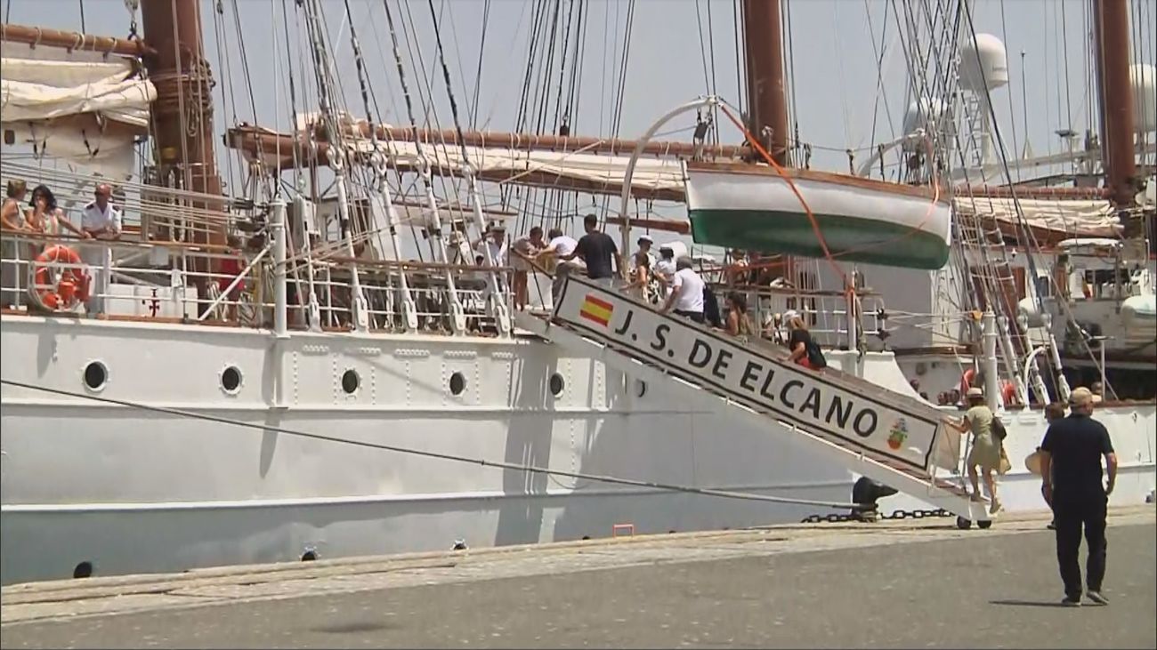 El Juan Sebastián de Elcano regresa a Cádiz tras siete meses de travesía