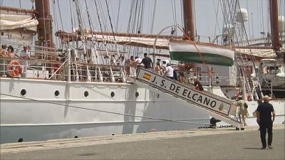 El Juan Sebastián de Elcano regresa a Cádiz tras siete meses de travesía