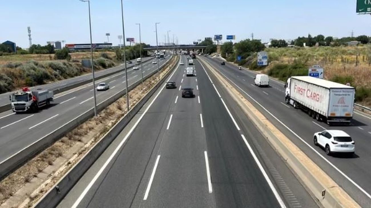Carril Bus VAO de la A-2 entre Madrid y Alcalá de Henares