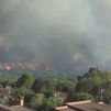 Desalojada una urbanización tras una posible reactivación del incendio del Burhogondo en Ávila