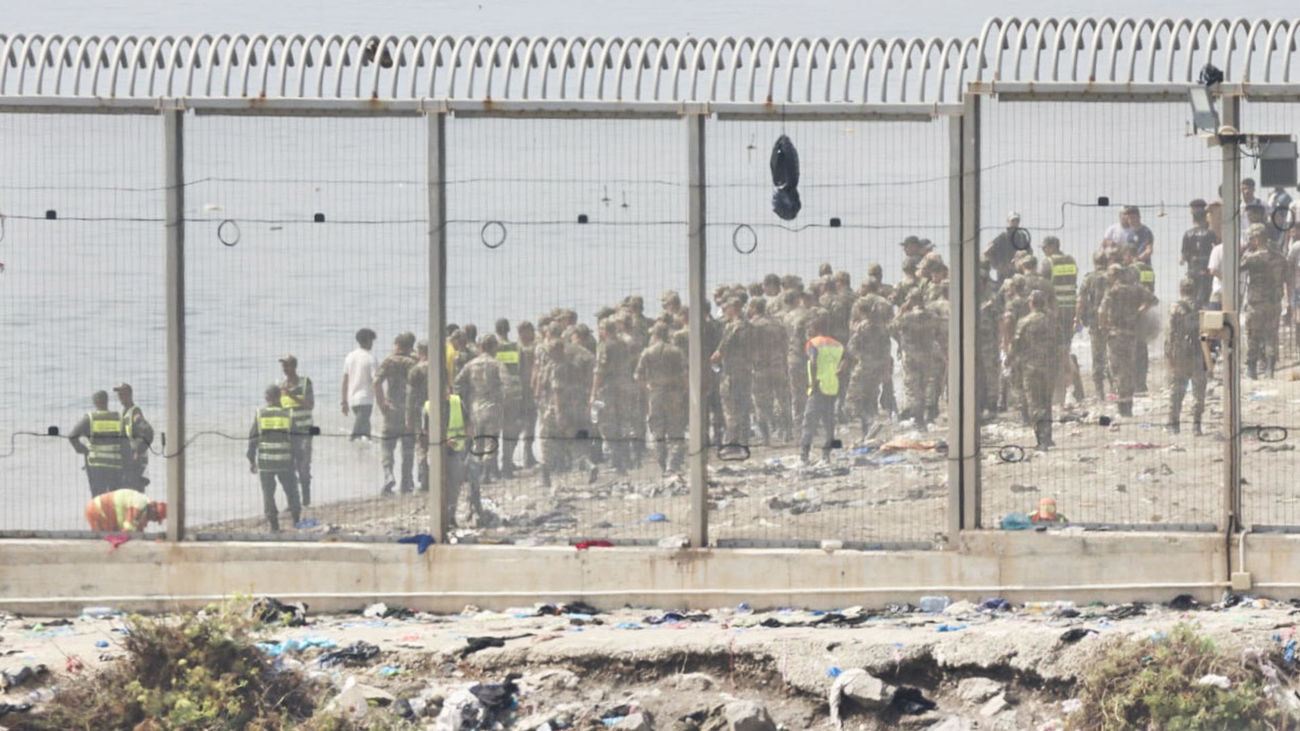 Crisis migratoria en Ceuta