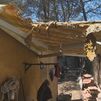 Las impactantes imágenes de una casa de Navas del Rey que ha quedado arruinada por las llamas