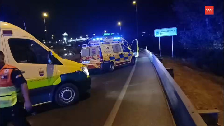 Un hombre en estado grave tras ser atropellado cuando cruzaba la M-506 en Alcorcón