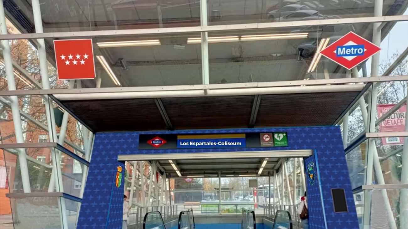 Estación de Los Espartales de la Línea 12 (Getafe)