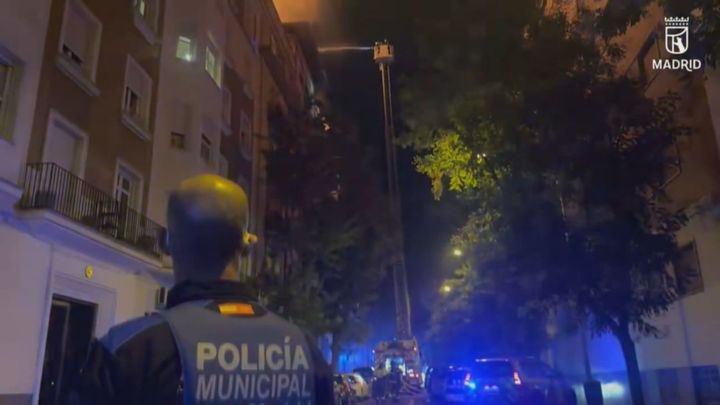 La estructura del edificio incendiado en Chamberí está en "buen estado"