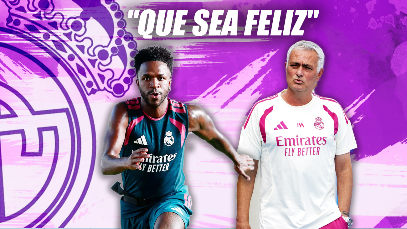 Vinícius: "Mourinho quiere que sea como siempre he sido: feliz y alegre"