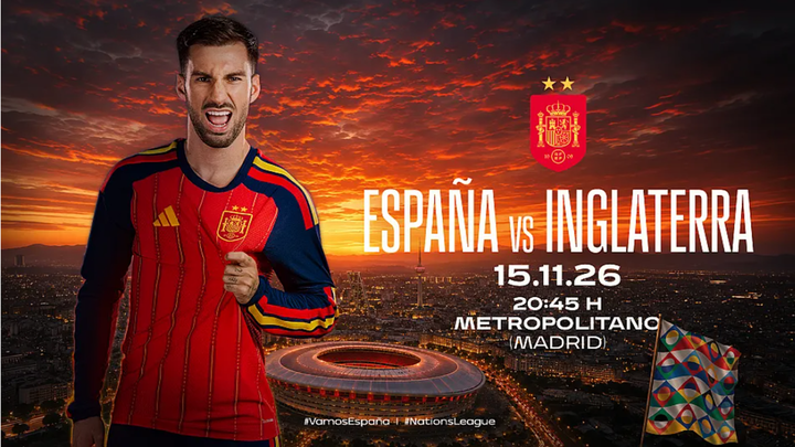 El España – Inglaterra de la Liga de Naciones se jugará en el Metropolitano